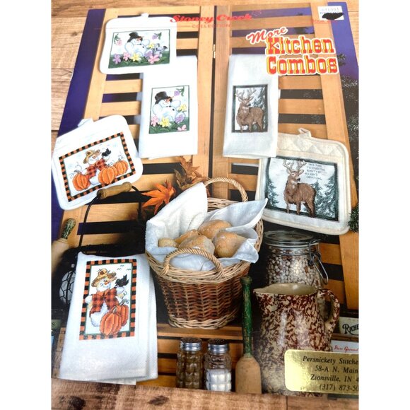 More Kitchen Combos Cross-Stitch Pattern Booklet By Stoney Creek - Picture 1 of 3
